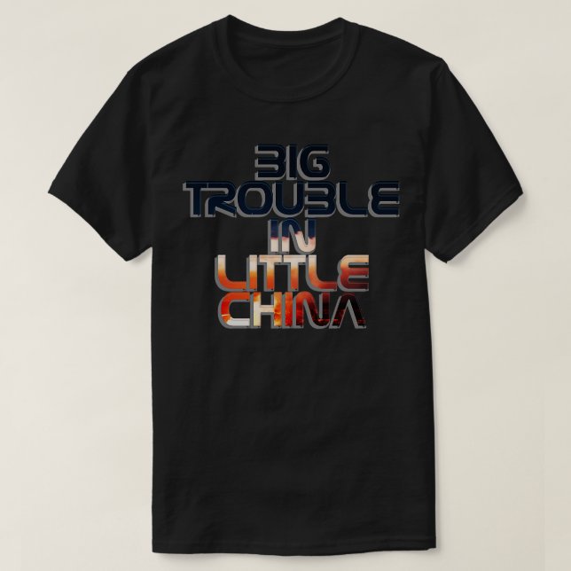 Stora problem i liten China T Shirt (Design framsida)