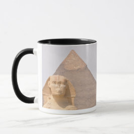Stora pyramiden i Giza Egypten Sfinksen Monument Ö Mugg