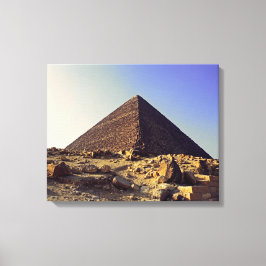 Stora pyramiden i Giza Khufu Canvastryck