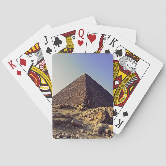 Stora pyramiden i Giza Khufu Casinokort (Baksidan)