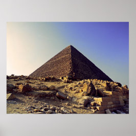 Stora pyramiden i Giza Khufu Poster