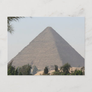 Stora pyramiden i Giza Vykort