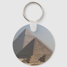 Stora pyramiderna i Giza under klar blå himmel, Eg