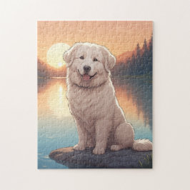 Stora Pyrenéerhund Pussel