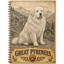Stora Pyrenéerhundar, Vintage Heritage Dog