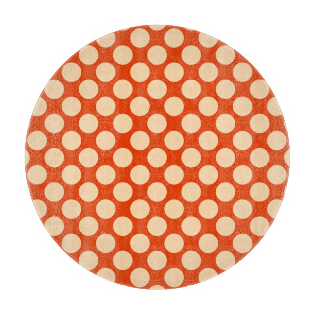 Stora retropunkter - orange av blek och mandarin (Framsidan)