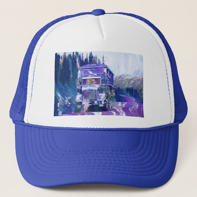 STORA RIGGLASTBILSFÖRARE UTRUSTAR TRUCKERKEPSAR (Framsida)