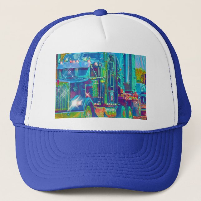 STORA RIGGLASTBILSFÖRARE UTRUSTAR TRUCKERKEPSAR (Framsida)