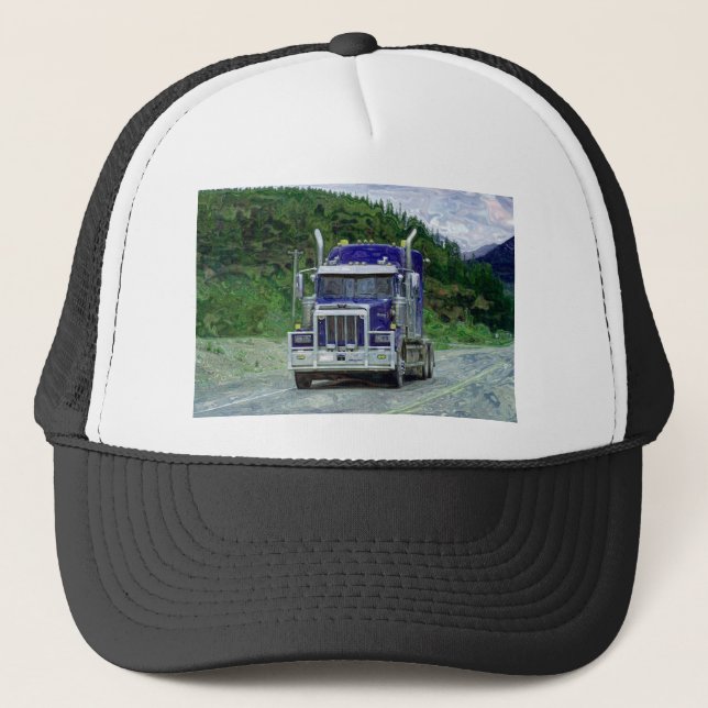 STORA RIGGLASTBILSFÖRARE UTRUSTAR TRUCKERKEPSAR (Framsida)