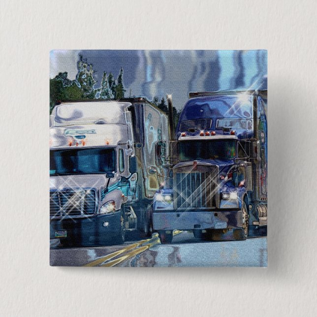 STORA RIGGLORRIES & LASTBILAR för Lastbil-älskare Knapp (Framsida)