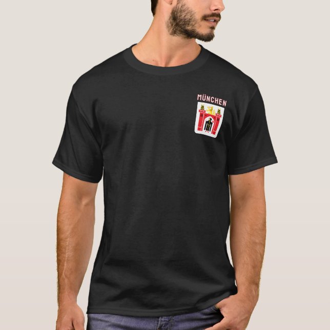 Stora riksvapnet för München T Shirt (Framsida)