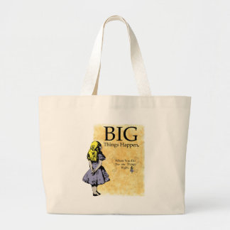 Stora saker händer hänger lös jumbo tygkasse