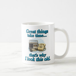 Stora saker tar tid kaffemugg