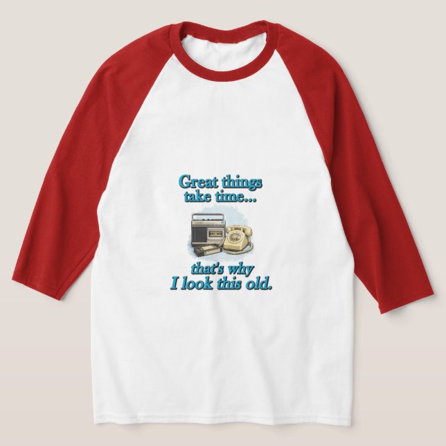 Stora saker tar tid t shirt (Laydown)