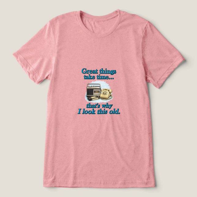 Stora saker tar tid t shirt (Design Framsida)