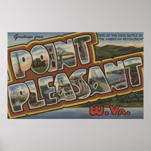 Stora scener i Brev - Point Pleasant, WV Poster