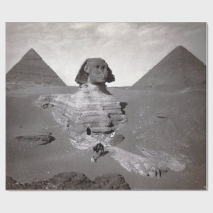 Stora sfingen & Giza Pyramiderna Necropolis Egypte Presentpapper