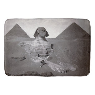 Stora sfingen & Giza Pyramiderna Nekropolis Egypte Badrumsmatta