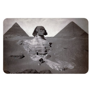 Stora Sfingen i Giza nekropolis och pyramiderna Magnet