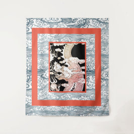 STORA SKATTETRY W/ DRAGON & JAPANESE WAVE MÖNSTER