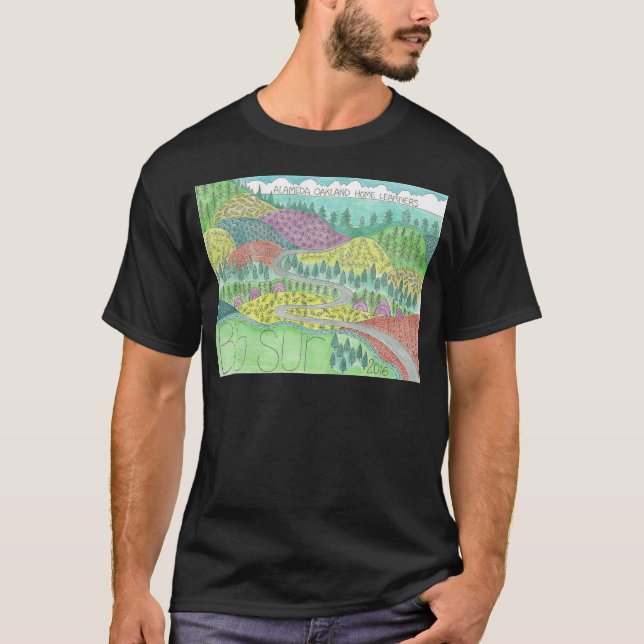 Stora Sur som campar resan 2016 T-shirt (Framsida)
