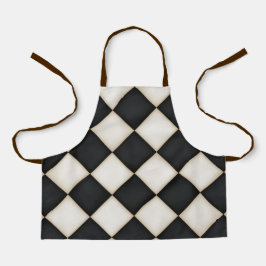 Stora svarta och antikvita diamanter, små