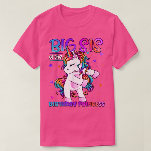 Stora Syrran av födelsedagspaktusprinsessan Flossi T Shirt (Design framsida)