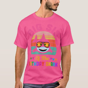 Stora Syrran av Hajs födelsedag Matching Fami T Shirt