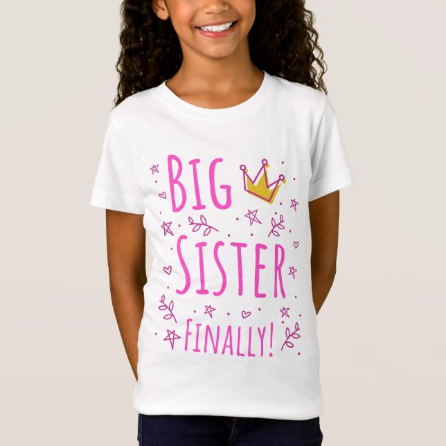 Stora syster äntligen III T Shirt (Framsida)