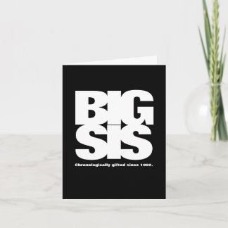 Stora syster: Kronologiskt begåvad sedan [År] Kort