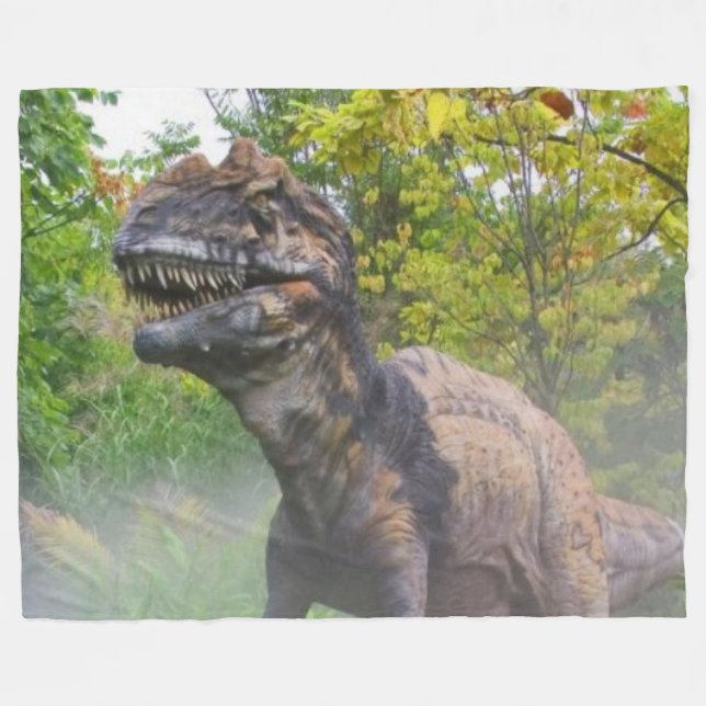 STORA T-REX FLEECEFILT (Framsidan (Horisontell))