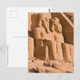 Stora templet i Abu Simbel - Ramses II - Egypten Vykort