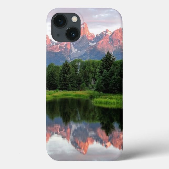 Stora Teton-reflektioner över Beaver-dammen (Baksida)