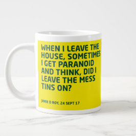 Stora tins mugg jumbo mugg