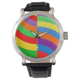 STORA TJOCK-RAINBOW RAND CIRKLES ARMBANDSUR
