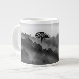 Stora Träd i Gräs-skogen på Mist Jumbo Mugg