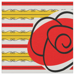 Stora utskrifter av det spanska Ro Rand-tyget Tyg