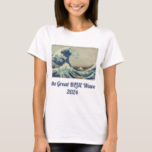 Stora vågen vid Kanagawas kust av Hokusai T Shirt