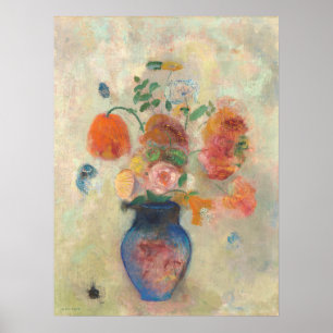 Stora Vas med blommor - Odilon Redon Fine Art Poster