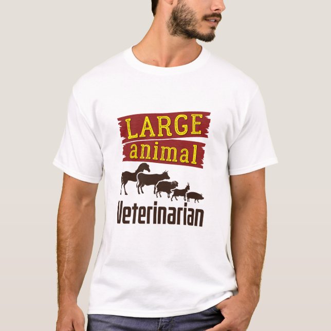 Stora veterinärer t shirt (Framsida)