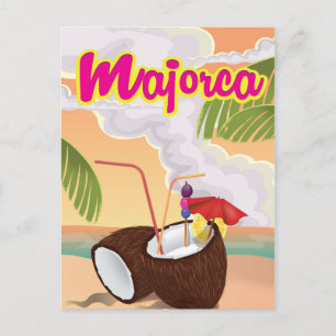 Stora vintage resor poster. vykort