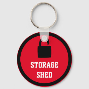 Storage Red Shed  Nyckelring
