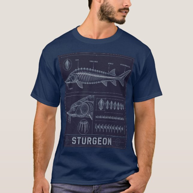 Störanatomi ritning t shirt (Framsida)