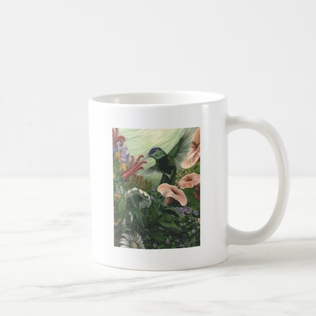 Storartad trädgård kaffemugg (Höger)