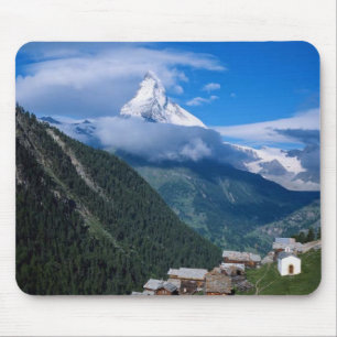 Storartade Matterhorn i Schweitz, mousepad Musmatta