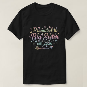 Storasyster 2026 Söt Matchande Familj Graviditet T Shirt