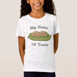 Storasyster av twillingar t-shirt