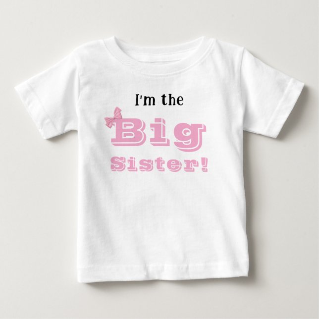 Storasyster med ålder t shirt (Framsida)