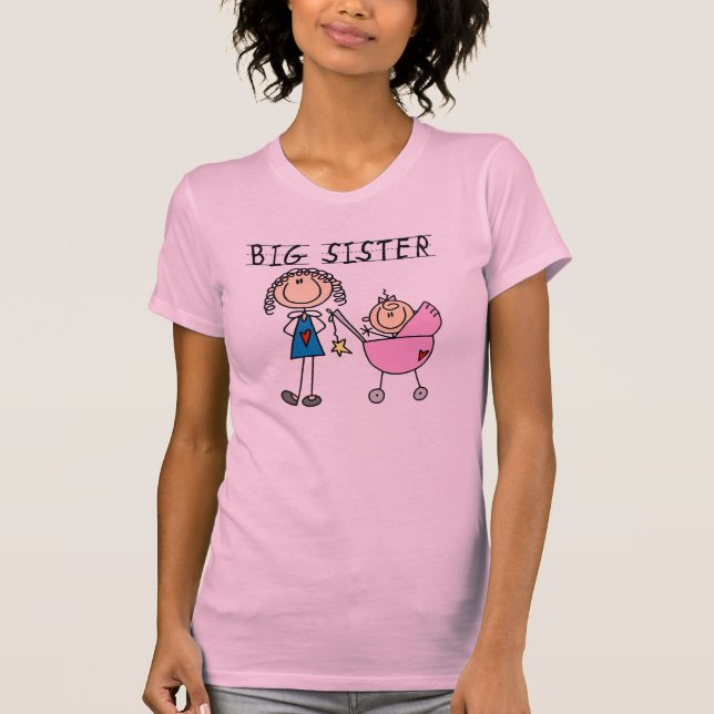 Storasyster med lite syrranTshirts Tröja (Framsida)