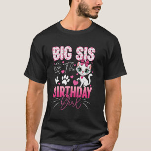 Storasyster till födelsedagsflickans kattfamilj ma t shirt